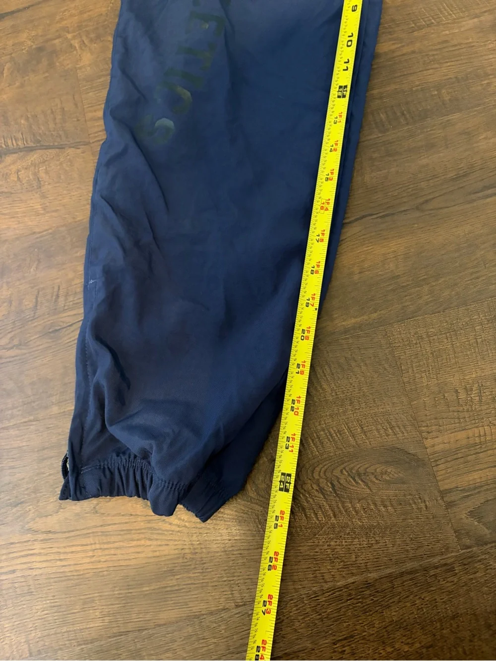 Vintage Nike Athletics Nylon Windbreaker Track Pants Navy Blue Boys Youth Large